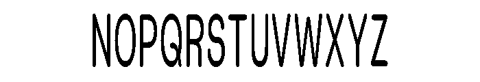 Blei Compressedroundedmedium Font UPPERCASE