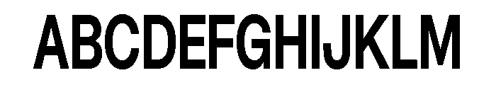 Blei Condensedbold Font UPPERCASE