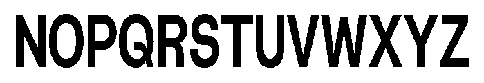 Blei Condensedbold Font UPPERCASE