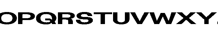 Blei Extendedbold Font UPPERCASE