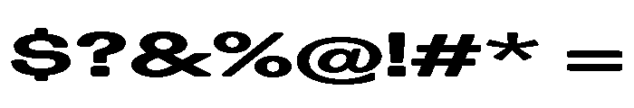 Blei Extendedinflatedbold Font OTHER CHARS