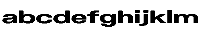 Blei Extendedinflatedbold FONT