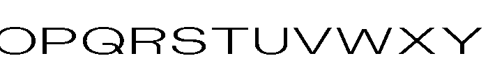 Blei Extendedlight Font UPPERCASE