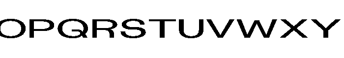 Blei Extendedmedium Font UPPERCASE