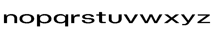 Blei Extendedmedium Font LOWERCASE