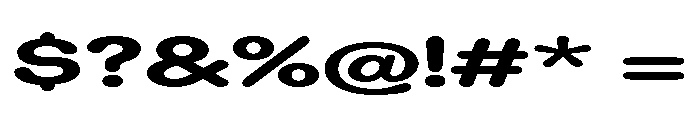 Blei Extendedroundedbold Font OTHER CHARS