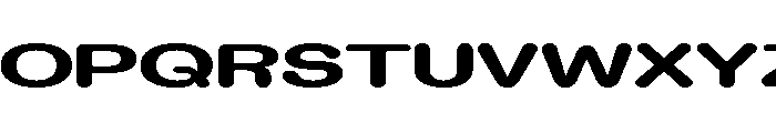 Blei Extendedroundedbold Font UPPERCASE