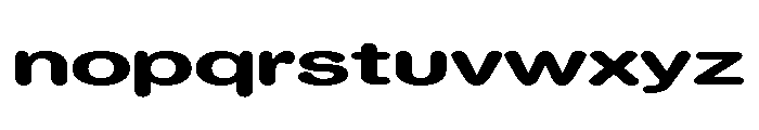 Blei Extendedroundedbold Font LOWERCASE