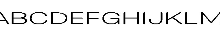 Blei Extendedroundedlight Font UPPERCASE
