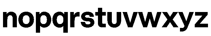Blei Normalbold Font LOWERCASE