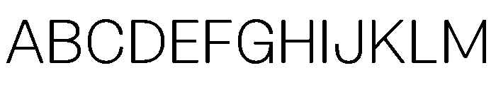 Blei Normalinflatedlight Font UPPERCASE