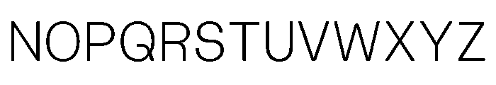 Blei Normalinflatedlight Font UPPERCASE