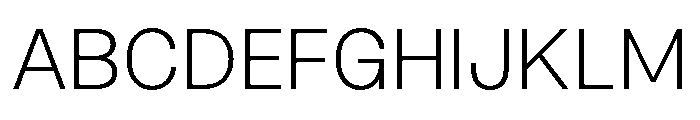 Blei Normallight Font UPPERCASE
