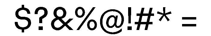 Blei Normalmedium Font OTHER CHARS