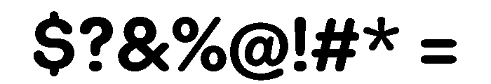 Blei Normalroundedbold Font OTHER CHARS