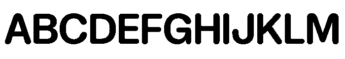Blei Normalroundedbold Font UPPERCASE