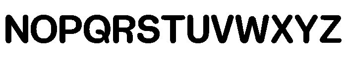 Blei Normalroundedbold Font UPPERCASE
