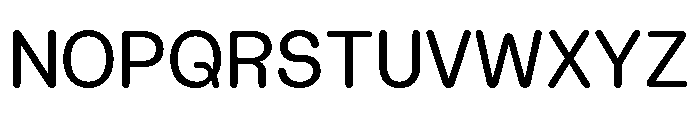 Blei Normalroundedmedium Font UPPERCASE