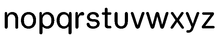 Blei Normalroundedmedium Font LOWERCASE