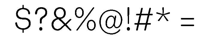 Blei Regular Font OTHER CHARS