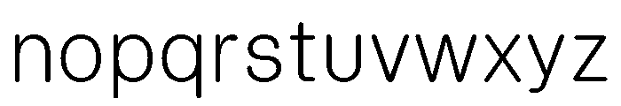 Blei Regular Font LOWERCASE