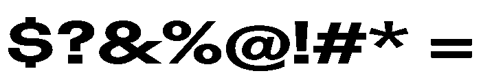 Blei Spreadbold Font OTHER CHARS