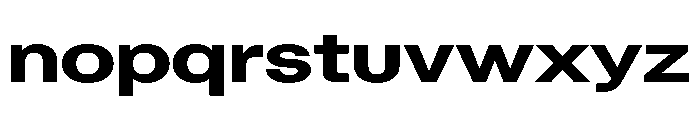 Blei Spreadbold Font LOWERCASE