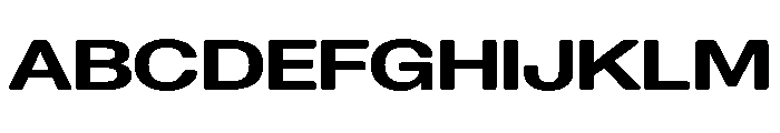 Blei Spreadinflatedbold Font UPPERCASE