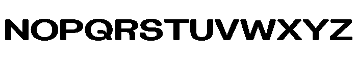 Blei Spreadinflatedbold Font UPPERCASE