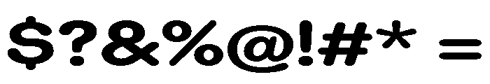 Blei Spreadroundedbold Font OTHER CHARS