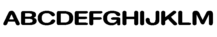 Blei Spreadroundedbold Font UPPERCASE