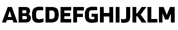 Blinker Bold Font UPPERCASE