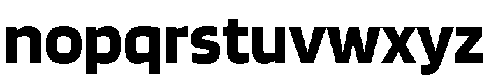 Blinker Bold Font LOWERCASE