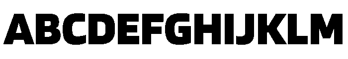 Blinker ExtraBold Font UPPERCASE