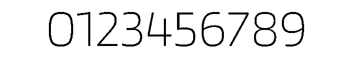 Blinker ExtraLight Font OTHER CHARS
