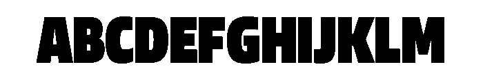 Blinker Headline Font UPPERCASE