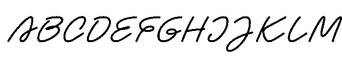 Blitz Script Font UPPERCASE