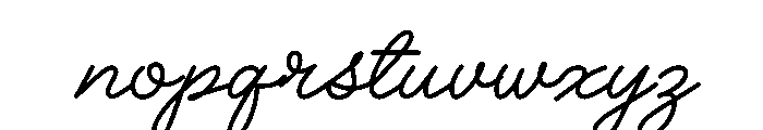 Blitz Script Font LOWERCASE