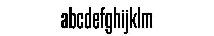 BlockGothic ExtraCondensedMedium FONT