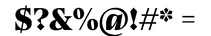 BluuSuuperstar Black Instance Font OTHER CHARS