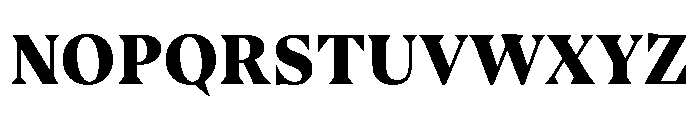 BluuSuuperstar Black Instance Font UPPERCASE