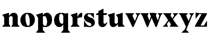 BluuSuuperstar Black Instance Font LOWERCASE