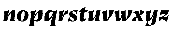 BluuSuuperstar BlackItalic Instance Font LOWERCASE