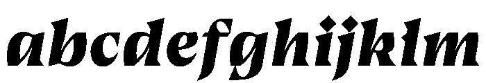 BluuSuuperstar BlackItalic FONT