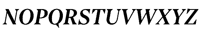 BluuSuuperstar MediumItalic Font UPPERCASE