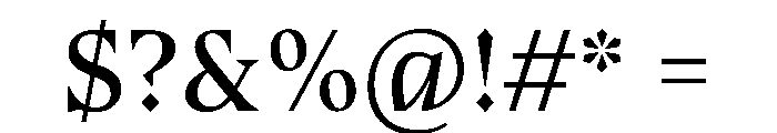 BluuSuuperstar Regular Font OTHER CHARS