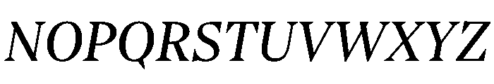 BluuSuuperstar RegularItalic Instance Font UPPERCASE