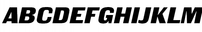 Black Grotesk Black Oblique Font UPPERCASE
