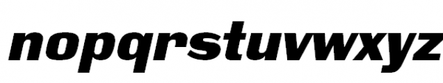 Black Grotesk Black Oblique Font LOWERCASE