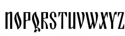 Blagovest 1 One Sans Font LOWERCASE
